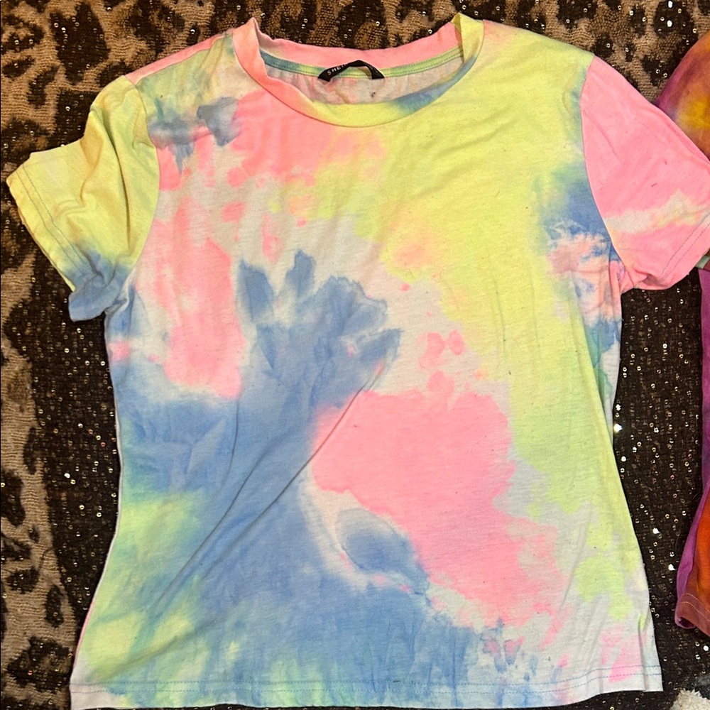 2 Colorful Tie-Dye Kids T-Shirt